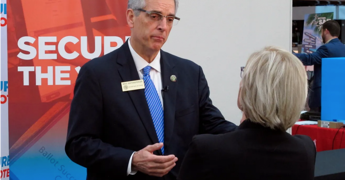 Brad Raffensperger denied election as GOP Delegate